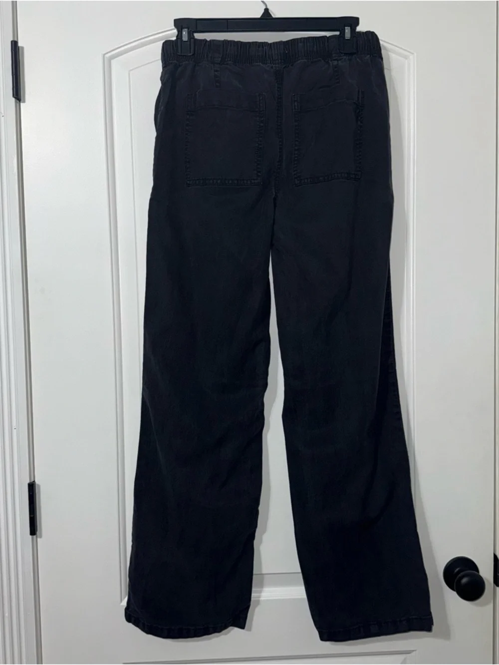 Roxy Wide Leg Pull On Pant Women’s Size Small Black Drawstring